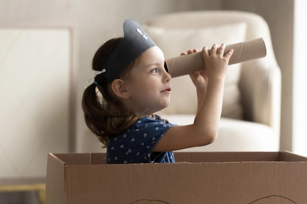 DIY Telescope made from Cardboard Tubes